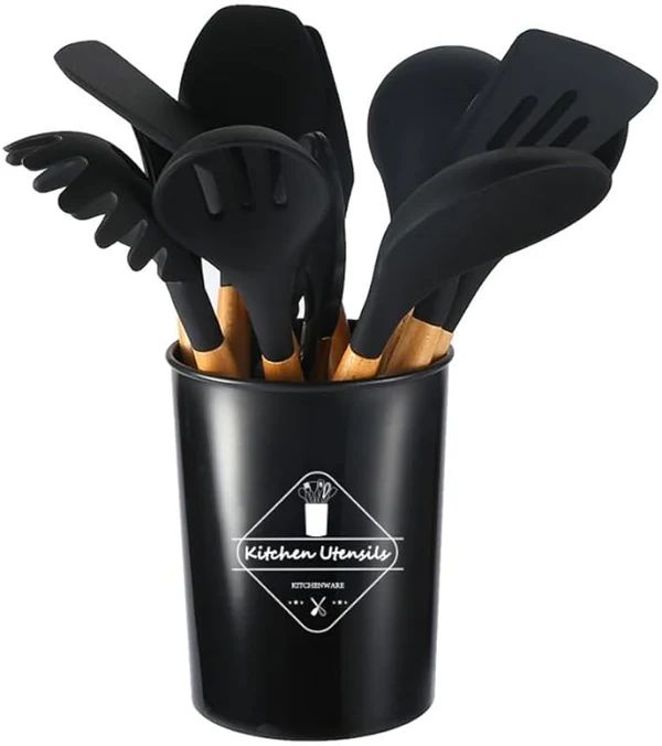 12-Piece Heat-Resistant Kitchen Utensils Set