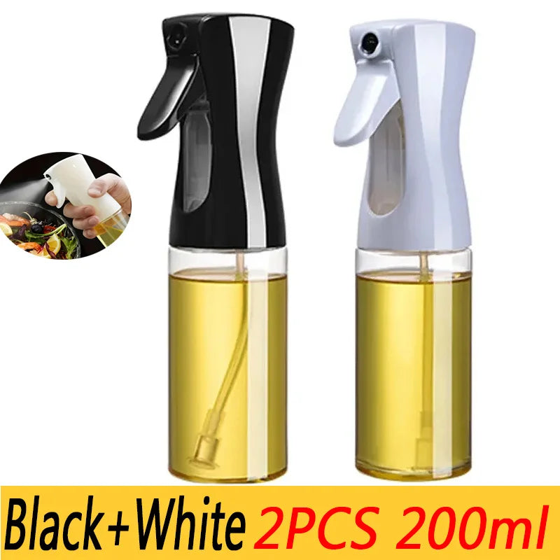 Premium Oil Spray Bottle - 200/300/500ml Leakproof Dispenser for BBQ & Cooking