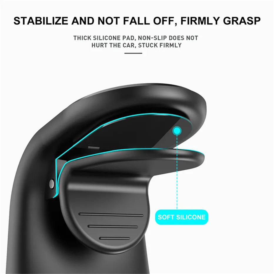 360° Rotating Magnetic Air Vent Car Phone Mount - Universal & Stable