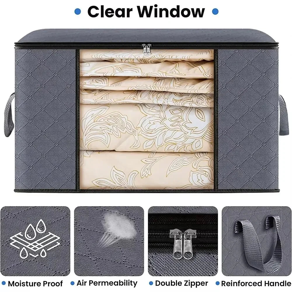 1/3p Large Capacity Moisture-Proof Clothes Storage Bag