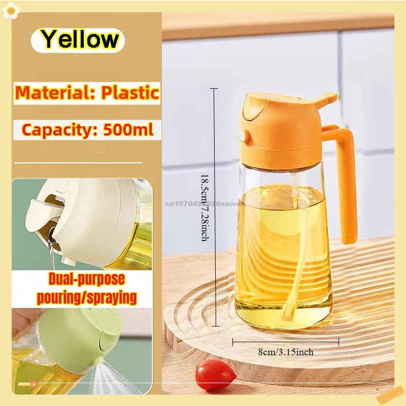 Leak-Proof Premium  2 in 1 & 3-in-1  Oil Spray Bottle