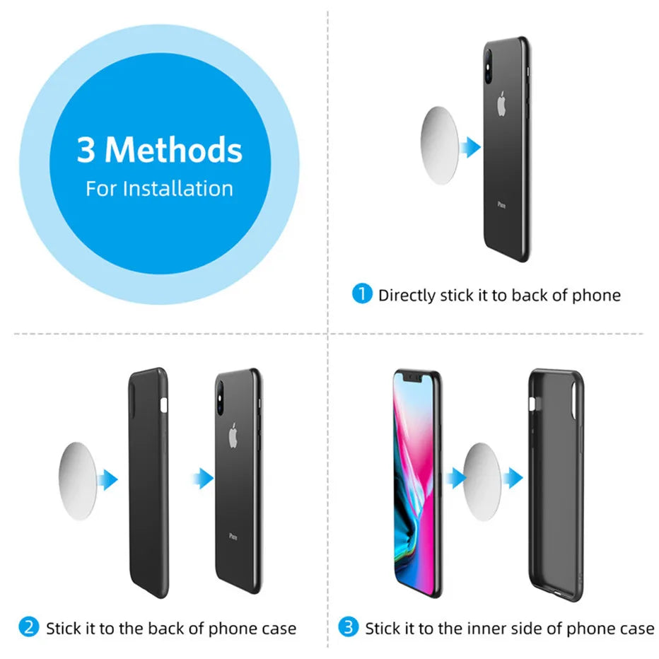 360° Rotating Magnetic Air Vent Car Phone Mount - Universal & Stable