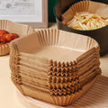 50-Pack Eco-Friendly Air Fryer Paper Liners