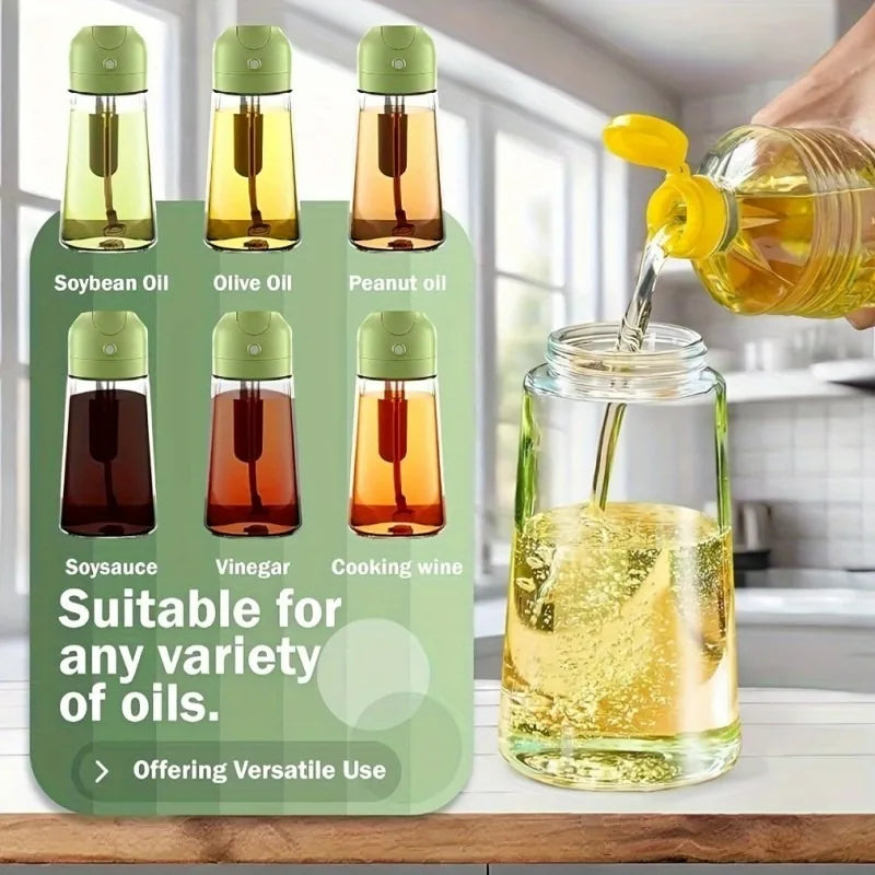 Leak-Proof Premium  2 in 1 & 3-in-1  Oil Spray Bottle