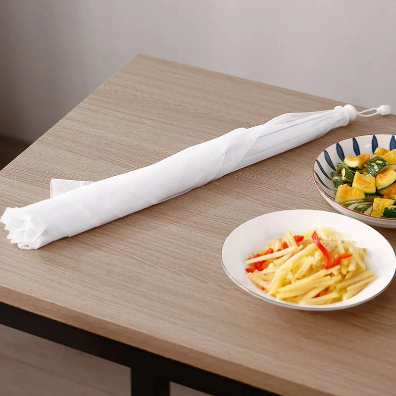 Foldable Food Mesh Cover - Washable Kitchen Table Tent (Protects Against Flies)