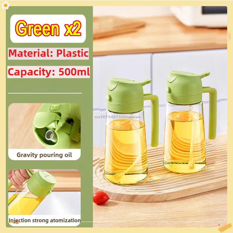 Leak-Proof Premium  2 in 1 & 3-in-1  Oil Spray Bottle