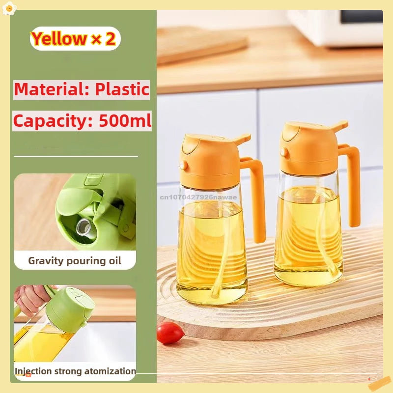 Leak-Proof Premium  2 in 1 & 3-in-1  Oil Spray Bottle