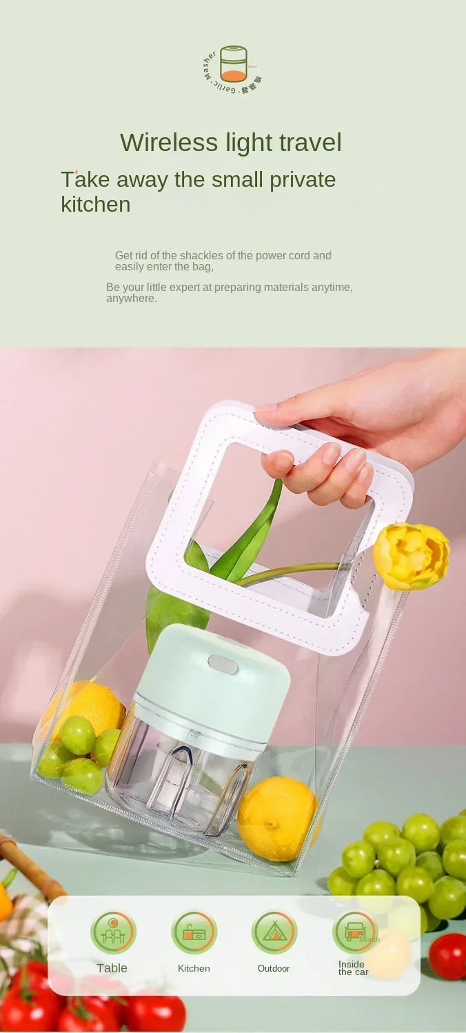 Wireless Smart Electric Garlic & Spice Chopper