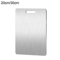 Premium 304 Stainless Steel Kitchen Cutting Board - Durable & Hygienic