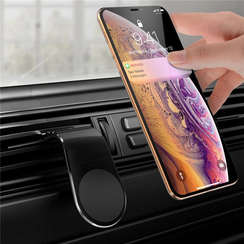 360° Rotating Magnetic Air Vent Car Phone Mount - Universal & Stable