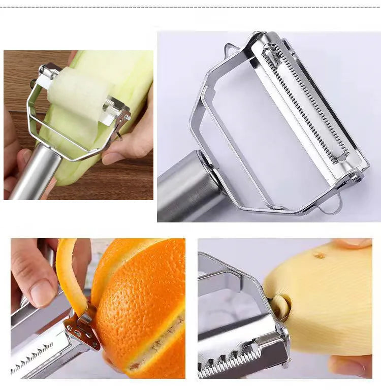 Stainless Steel Vegetable Peeler - Professional Melon & Potato Planer