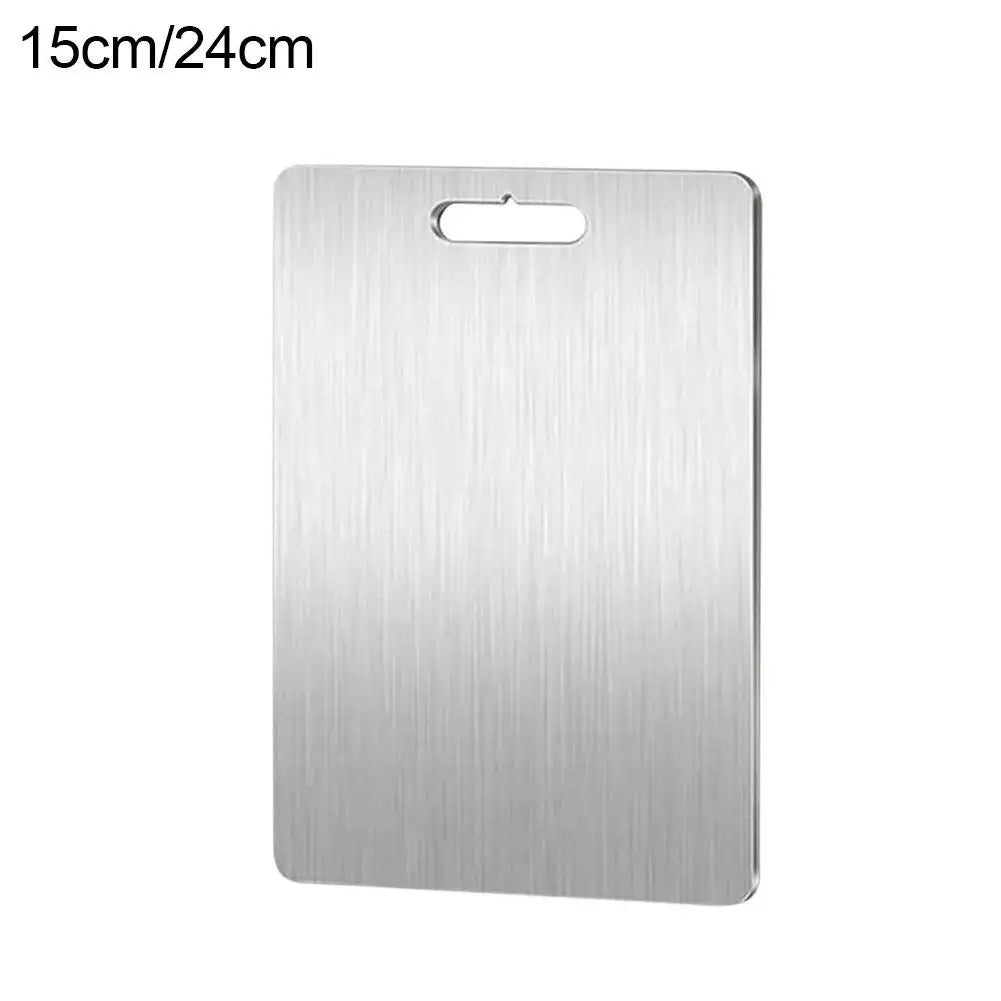 Premium 304 Stainless Steel Kitchen Cutting Board - Durable & Hygienic