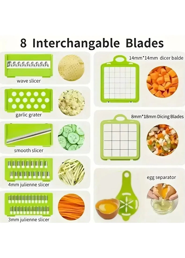 5-in-1 Multifunctional Vegetable Cutter & Chopper