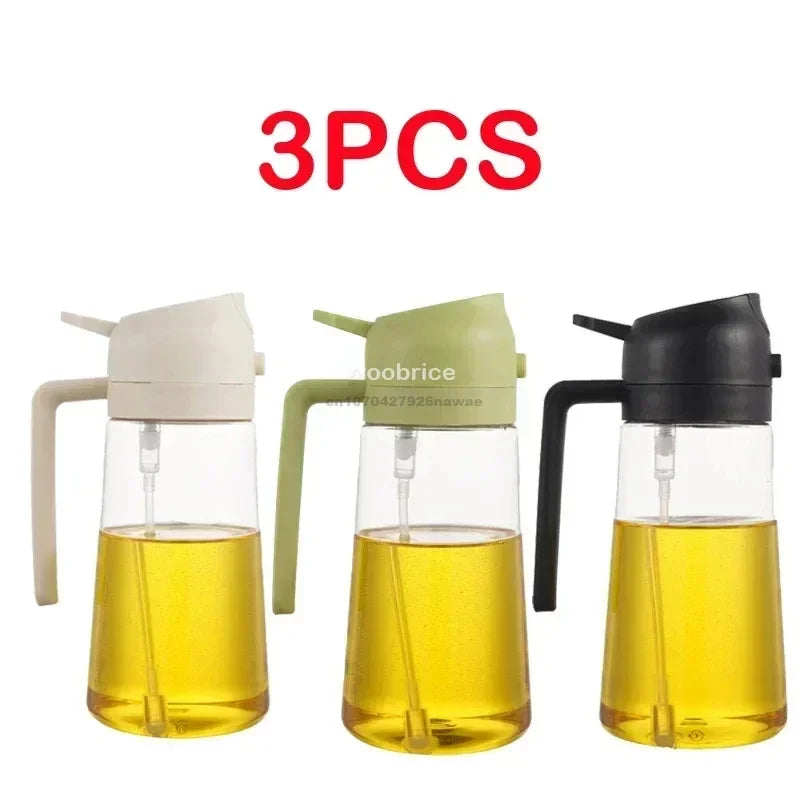 Leak-Proof Premium  2 in 1 & 3-in-1  Oil Spray Bottle