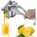 Heavy-Duty Manual Fruit Juicer - Detachable Portable Hand Press Squeezer