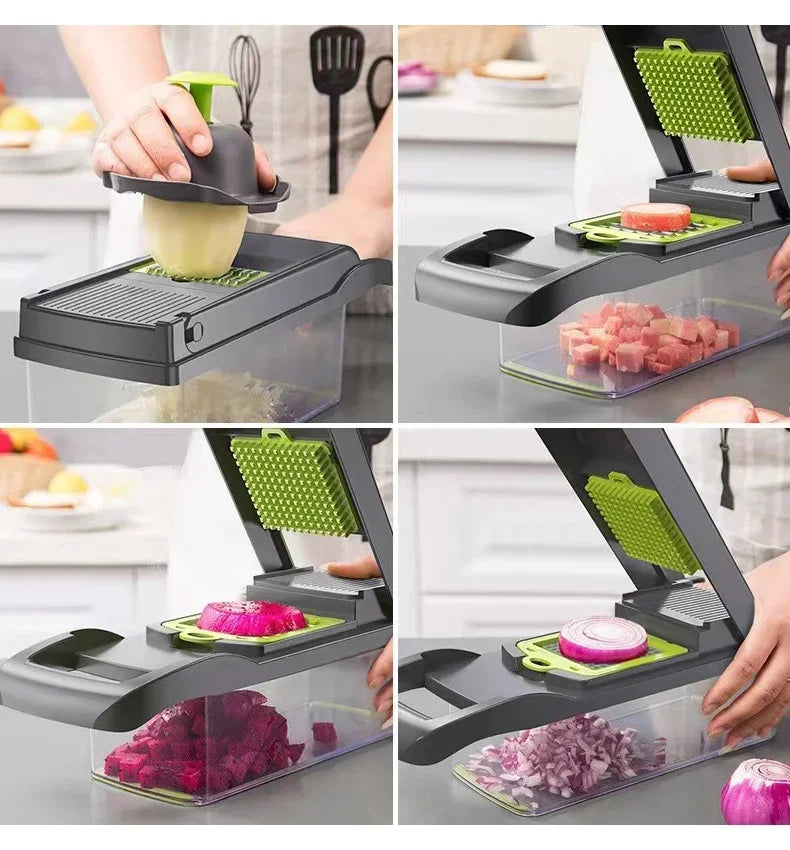 5-in-1 Multifunctional Vegetable Cutter & Chopper