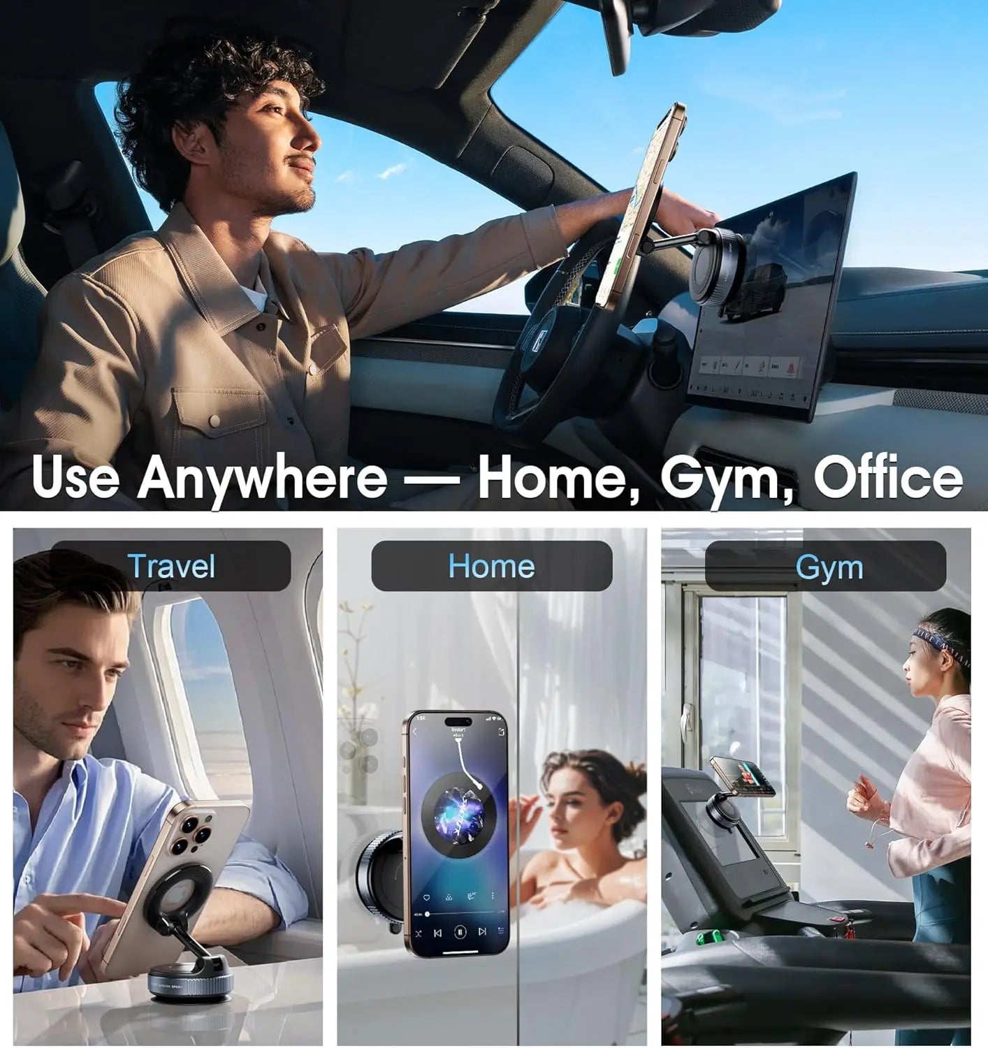 Premium 360° Car Dashboard Phone Holder