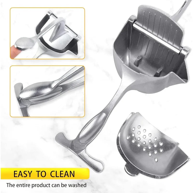 Heavy-Duty Manual Fruit Juicer - Detachable Portable Hand Press Squeezer
