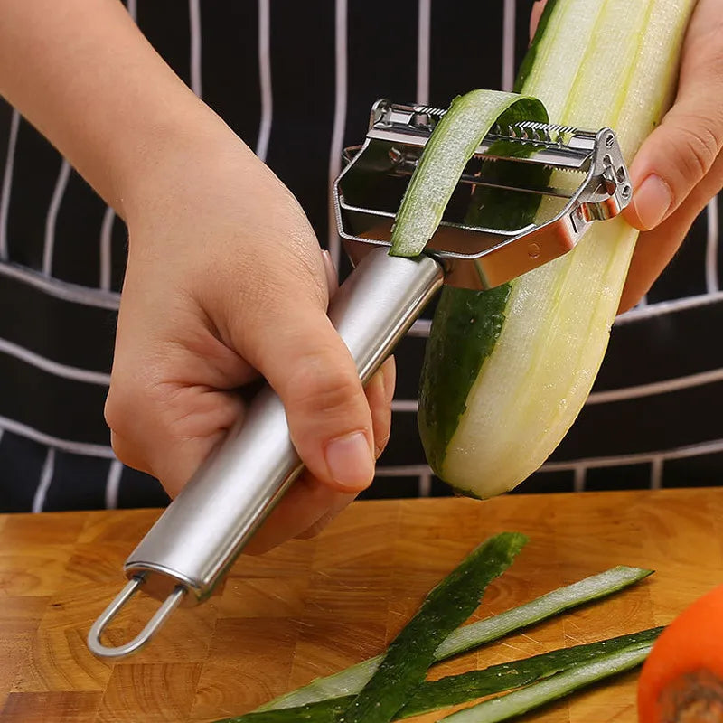 Stainless Steel Vegetable Peeler - Professional Melon & Potato Planer