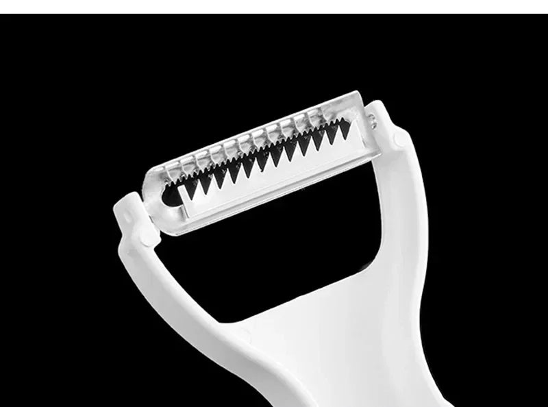3-in-1 Manual Vegetable Grater & Julienne Peeler - Fast Kitchen Slicer