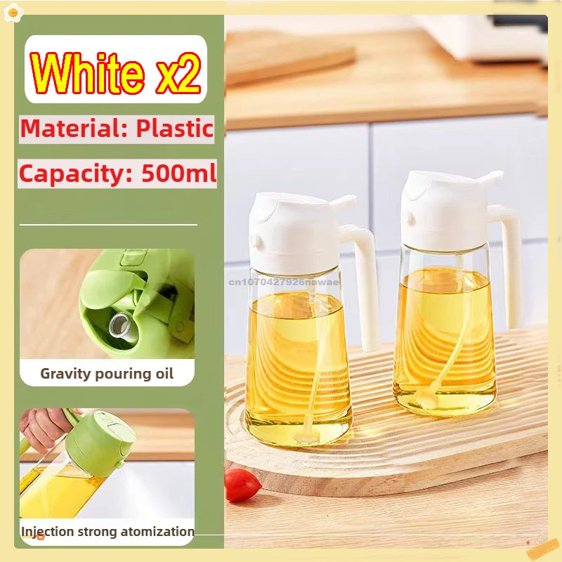 Leak-Proof Premium  2 in 1 & 3-in-1  Oil Spray Bottle