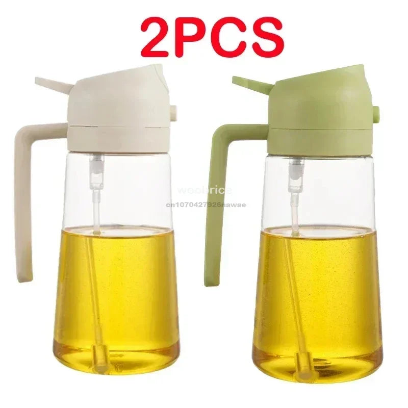 Leak-Proof Premium  2 in 1 & 3-in-1  Oil Spray Bottle