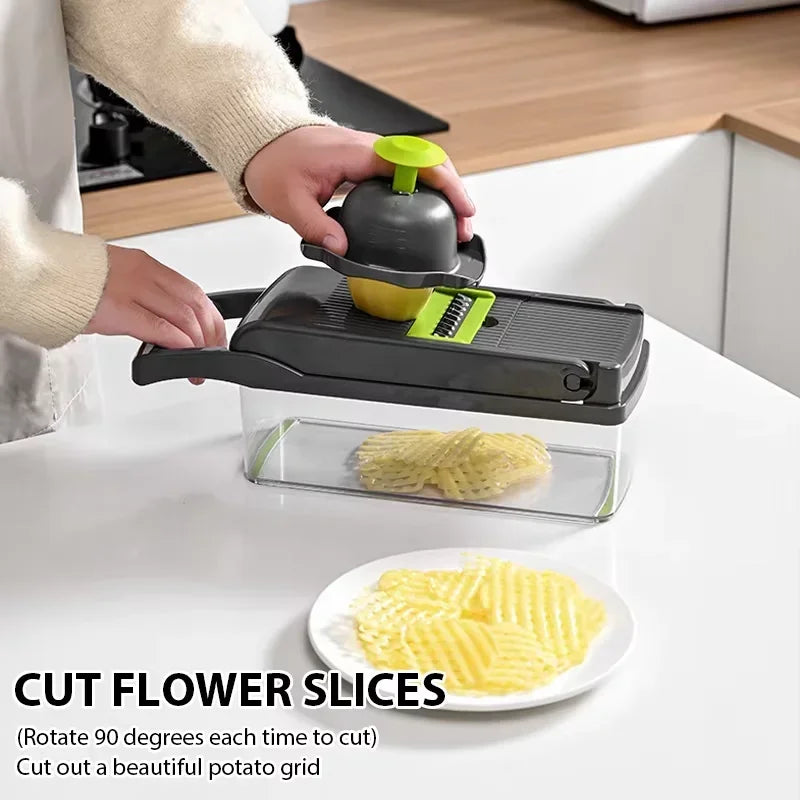 5-in-1 Multifunctional Vegetable Cutter & Chopper