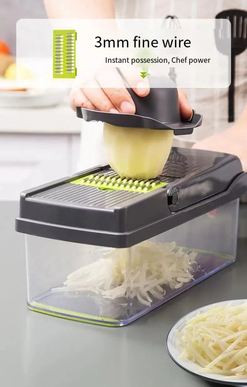 5-in-1 Multifunctional Vegetable Cutter & Chopper