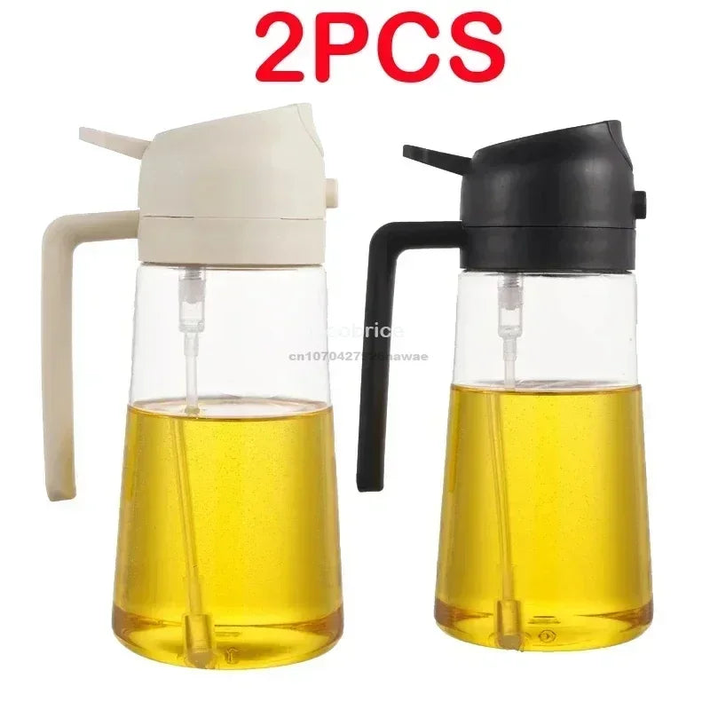 Leak-Proof Premium  2 in 1 & 3-in-1  Oil Spray Bottle