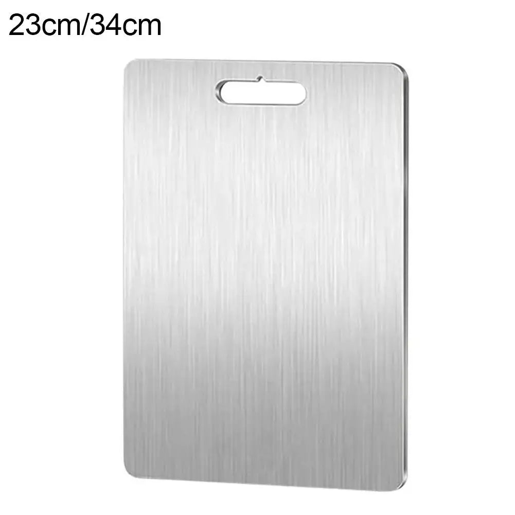 Premium 304 Stainless Steel Kitchen Cutting Board - Durable & Hygienic