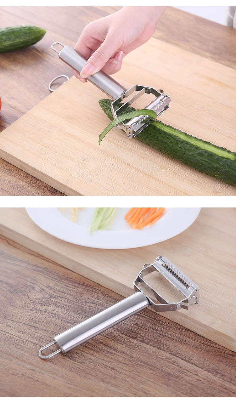 Stainless Steel Vegetable Peeler - Professional Melon & Potato Planer