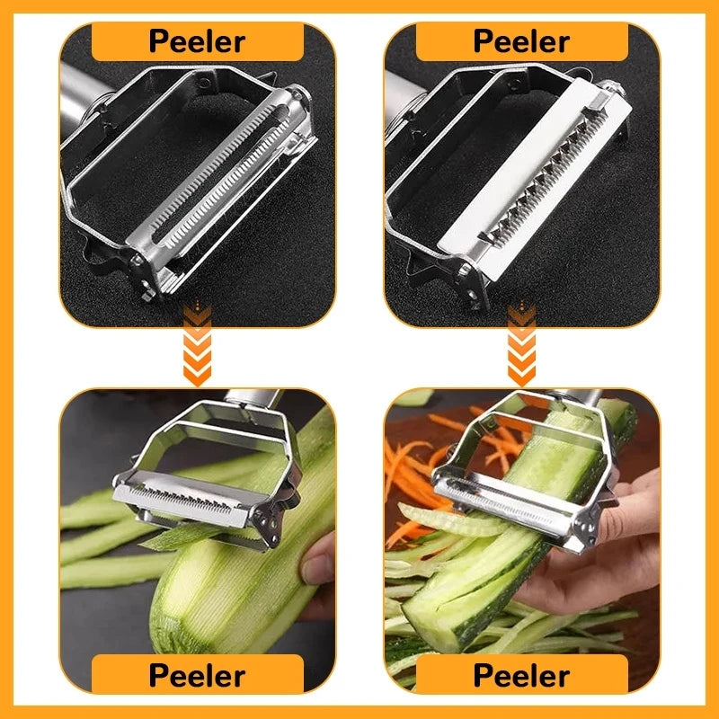 Stainless Steel Vegetable Peeler - Professional Melon & Potato Planer