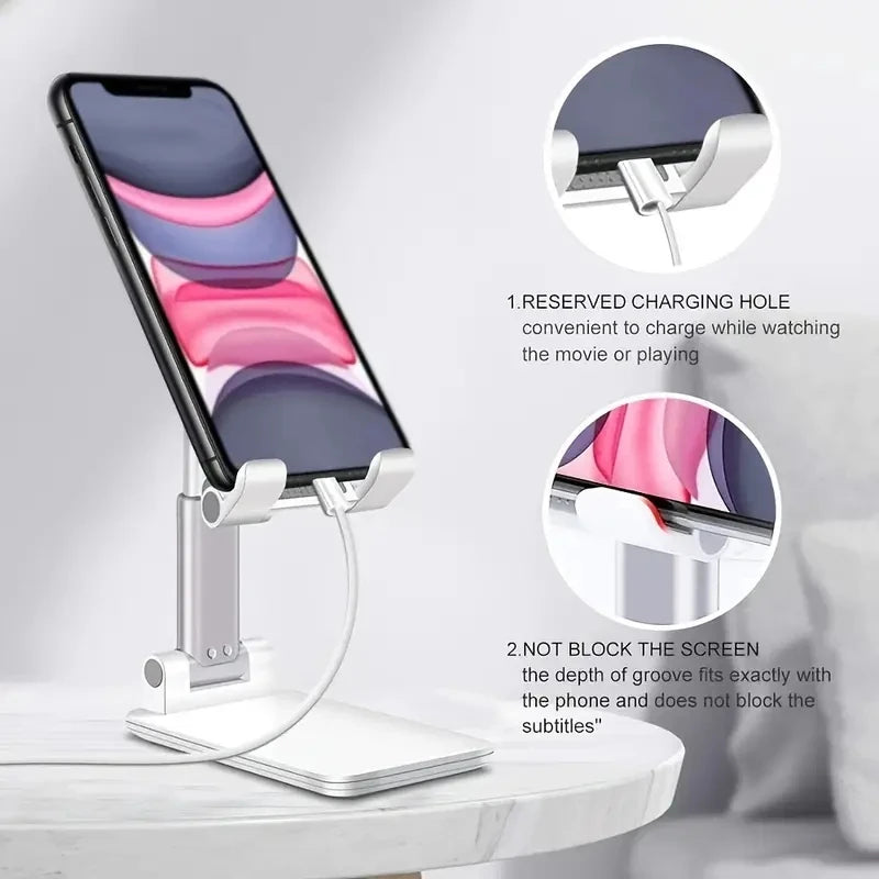 Premium Desk Mobile Phone Holder Stand For IPhone IPad Adjustable Desktop Tablet Holder