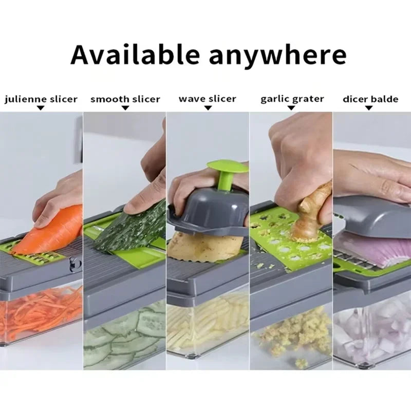 5-in-1 Multifunctional Vegetable Cutter & Chopper