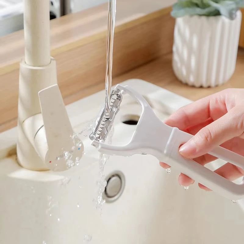 3-in-1 Manual Vegetable Grater & Julienne Peeler - Fast Kitchen Slicer