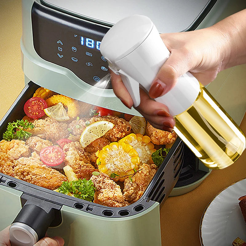 Premium Oil Spray Bottle - 200/300/500ml Leakproof Dispenser for BBQ & Cooking