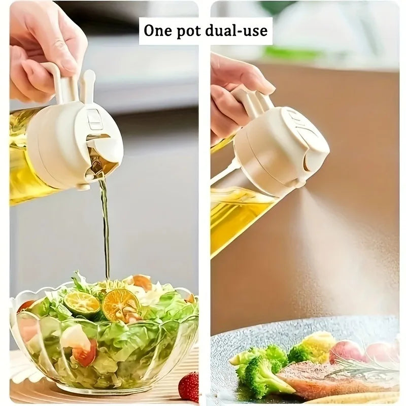 Leak-Proof Premium  2 in 1 & 3-in-1  Oil Spray Bottle