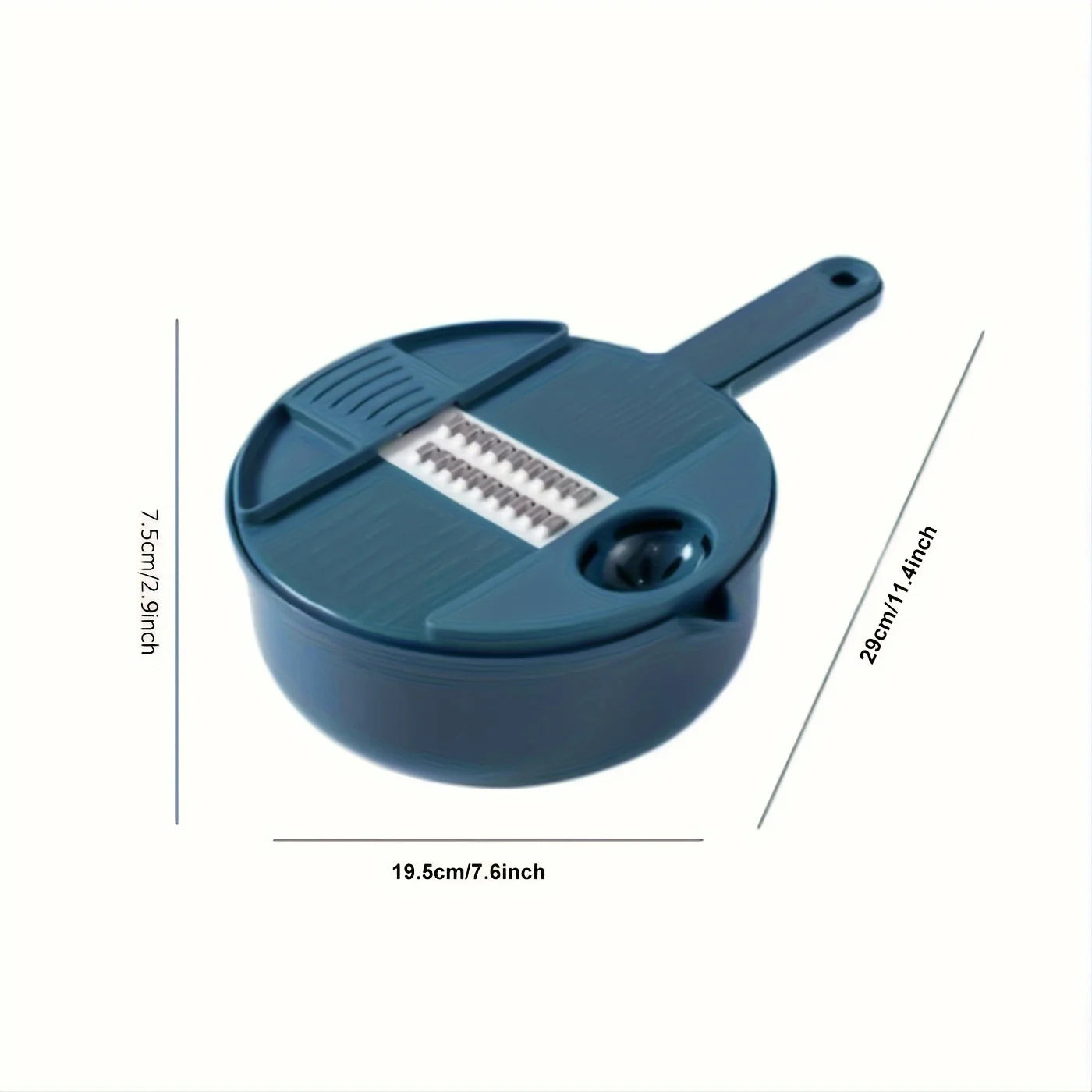9-in-1 multifunctional vegetable chopper, carrot and potato manual shredding and slicing, kitchen tool