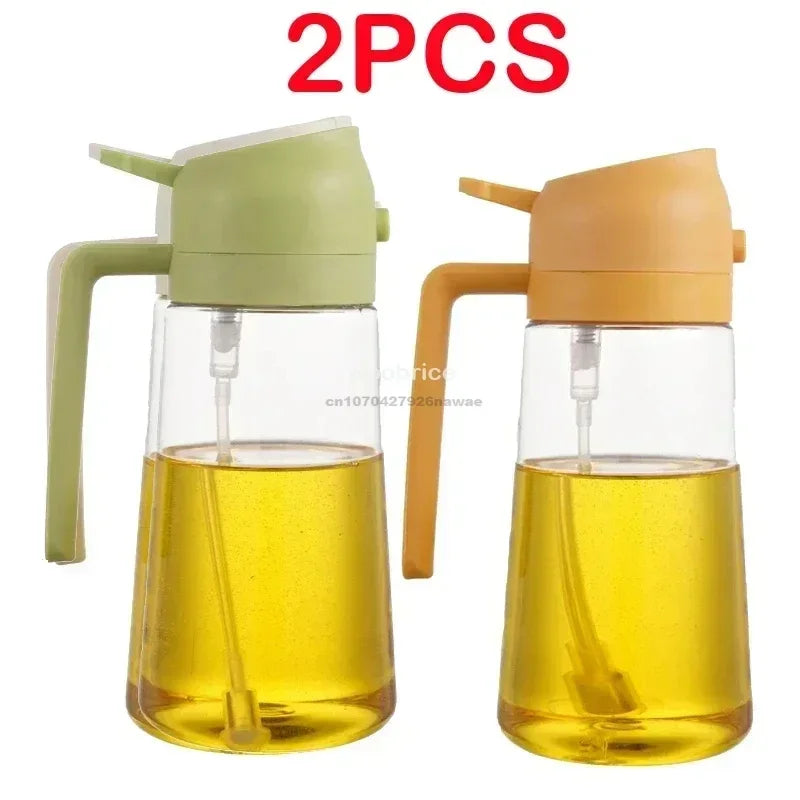 Leak-Proof Premium  2 in 1 & 3-in-1  Oil Spray Bottle
