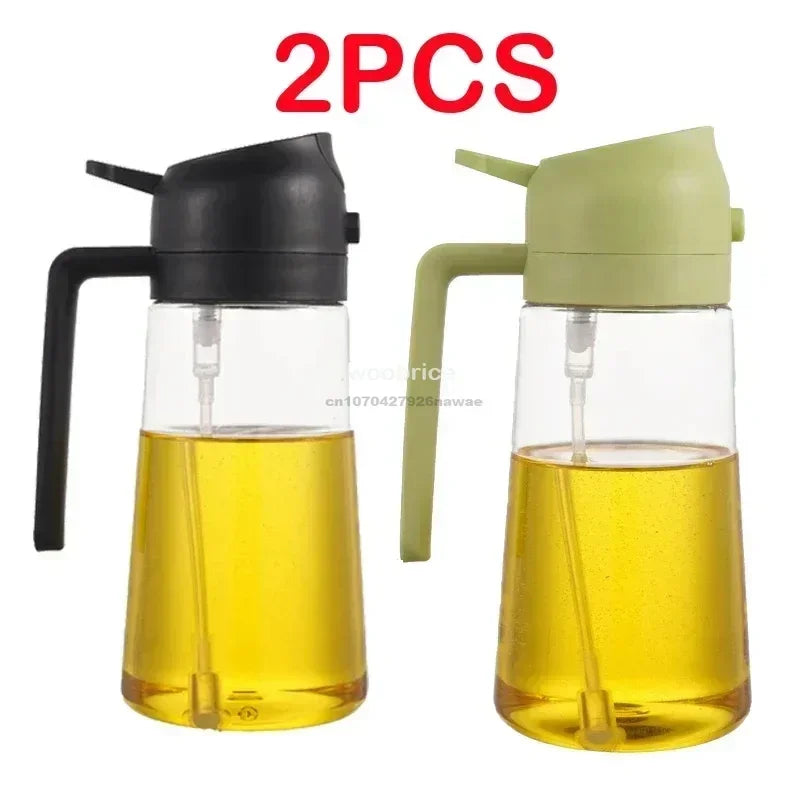 Leak-Proof Premium  2 in 1 & 3-in-1  Oil Spray Bottle