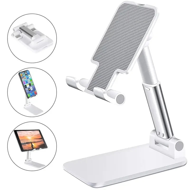 Premium Desk Mobile Phone Holder Stand For IPhone IPad Adjustable Desktop Tablet Holder
