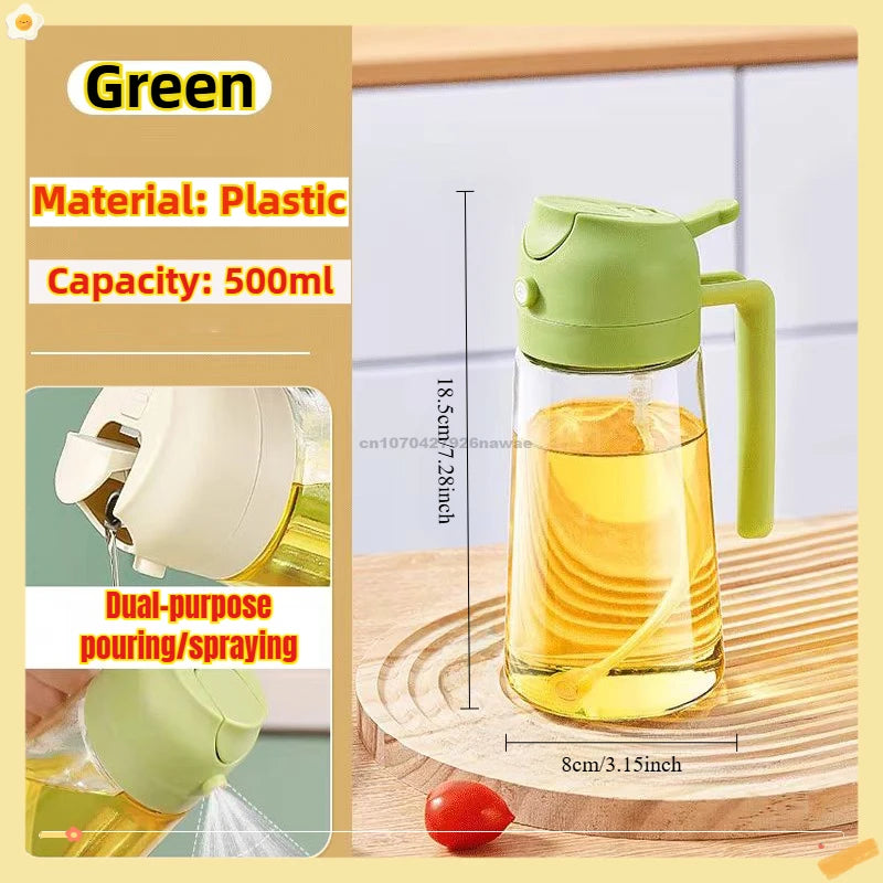 Leak-Proof Premium  2 in 1 & 3-in-1  Oil Spray Bottle