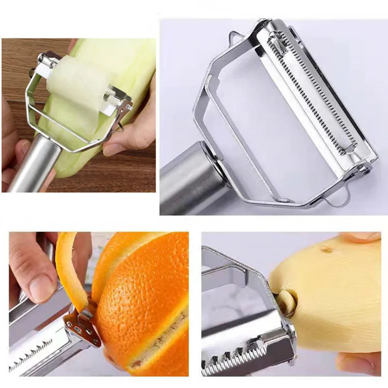 Stainless Steel Vegetable Peeler - Professional Melon & Potato Planer