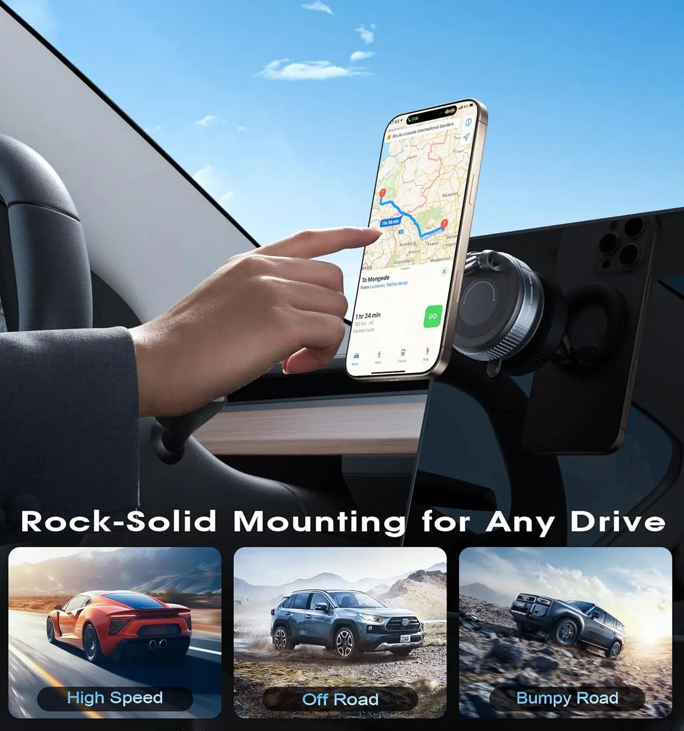 Premium 360° Car Dashboard Phone Holder