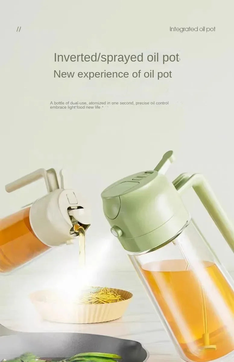 Leak-Proof Premium  2 in 1 & 3-in-1  Oil Spray Bottle