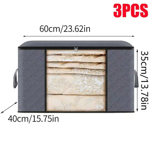 1/3p Large Capacity Moisture-Proof Clothes Storage Bag