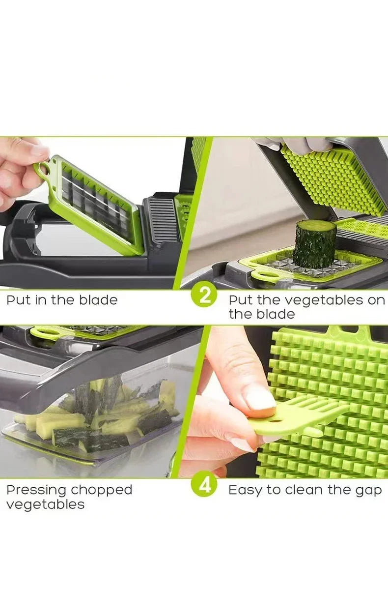 5-in-1 Multifunctional Vegetable Cutter & Chopper