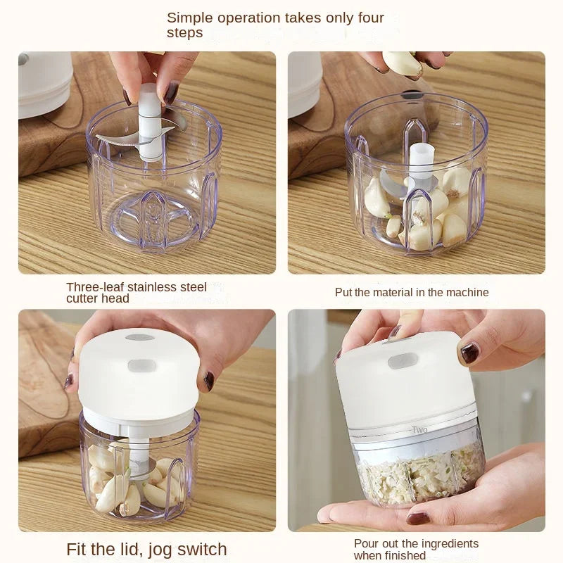 Wireless Smart Electric Garlic & Spice Chopper