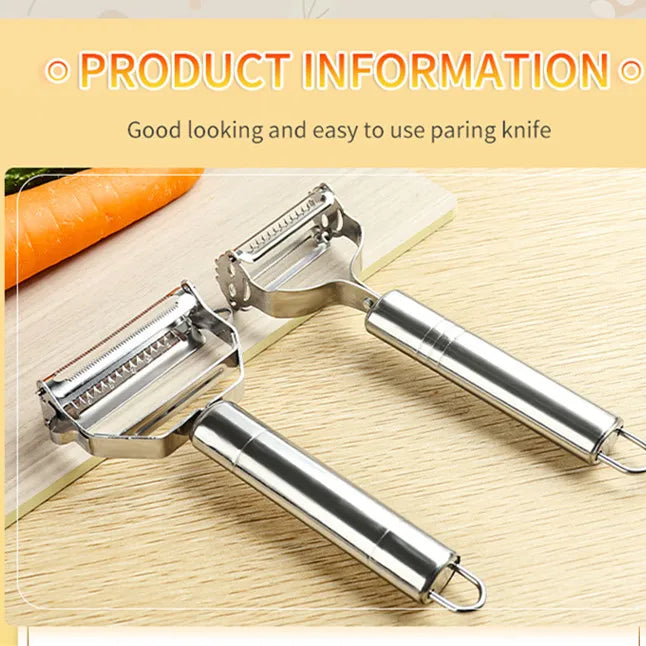 Stainless Steel Vegetable Peeler - Professional Melon & Potato Planer