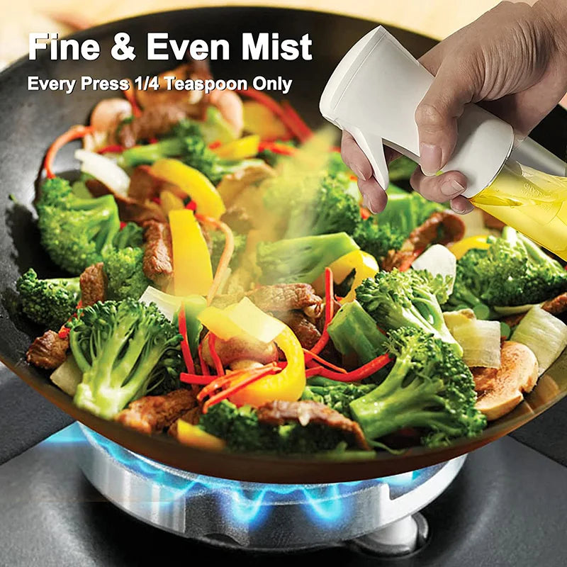 Premium Oil Spray Bottle - 200/300/500ml Leakproof Dispenser for BBQ & Cooking
